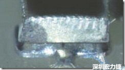 不沾錫，空焊不沾錫