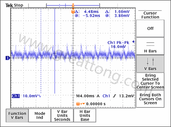  圖10. 在VCO電源端增加旁路電容后減小了噪聲。-深圳宏力捷