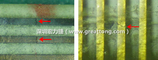 如果擔(dān)心這個(gè)方法可能對(duì)弄斷銅箔線路，也可以試著將銅箔線路旁沒有銅箔的位置切開，然后試著撕開剝離外層護(hù)膜(cover film)，達(dá)到相同的目的