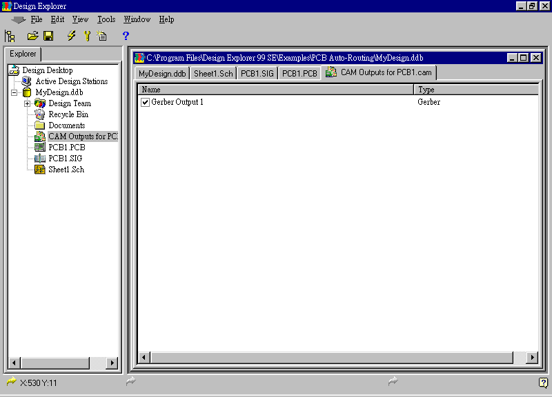 按下 Finish鈕結(jié)束Gerber輸出文件全部設(shè)置工作。