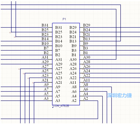 雙擊 1.SchDoc，文件可以被正常打開(kāi)，下圖是其中的一部分：
