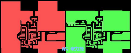 此操作可使文件中大部分的焊盤輸出后仍為焊盤，不會成為線性焊盤，并且不會產(chǎn)生像下圖一樣的短路情況