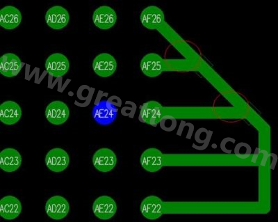 銳角走線正是化學(xué)物質(zhì)得以藏身的‘酸阱’。