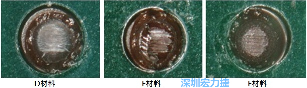 圖14- 冷球拉力試驗(yàn)后，光學(xué)顯微鏡下的失效模式