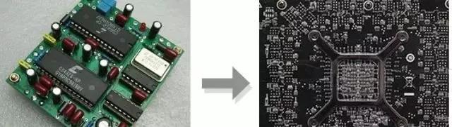 PCBA元器件由大變小，由稀疏到密集的變化趨勢(shì)