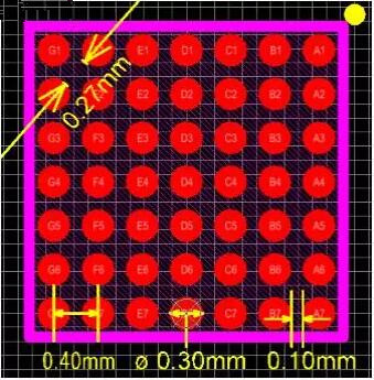 這一類BGA模塊設(shè)計(jì)已經(jīng)是刷新底線，屬于最小加工能力范疇。