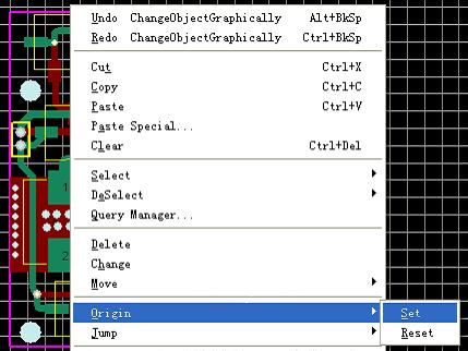 依次按“E、O、S”將原點(diǎn)設(shè)置到圖形的左下角